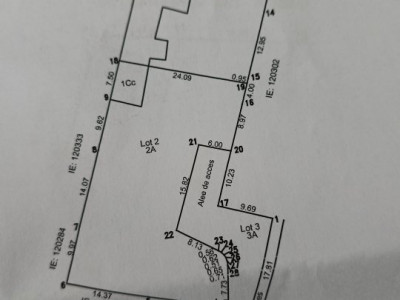 Teren intravilan, S=2002mp, D=25mp Valu lui Traian, ideal investitie